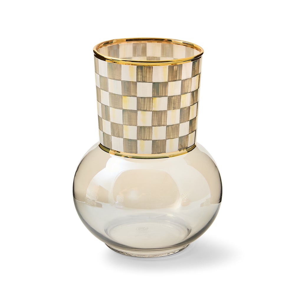 Check Glass Vase – thanq.gifts